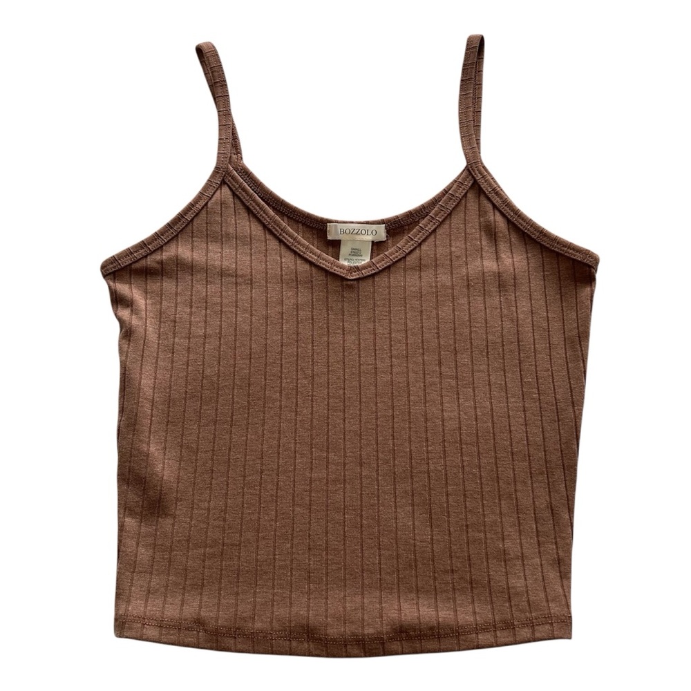 Bozzolo Embracing Basic Top - Small, Brown